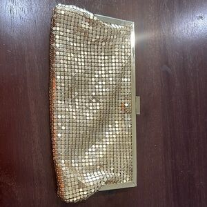 Gold Mesh Clutch